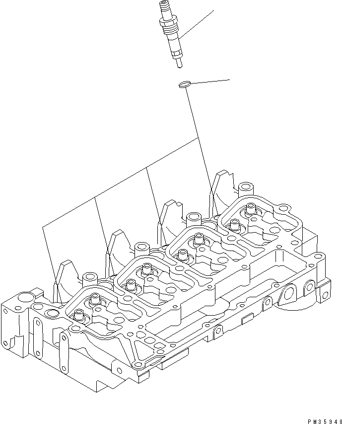 INJECTOR ASS'Y 6732-11-3270 KOMATSU