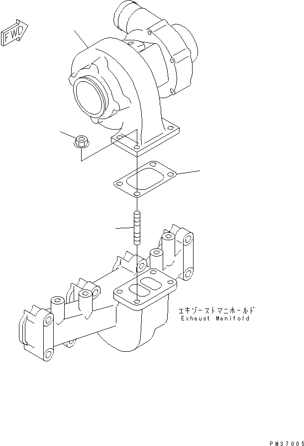 TURBOCHARGER A. 6732-81-8300 KOMATSU