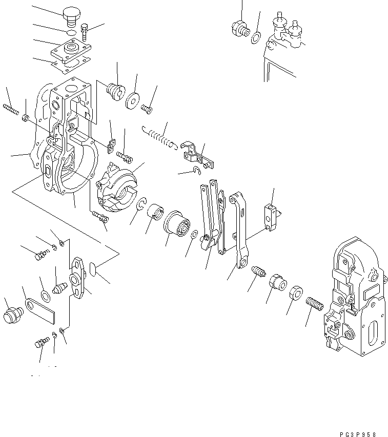 Регулятор в сборе DK105404-5210 KOMATSU