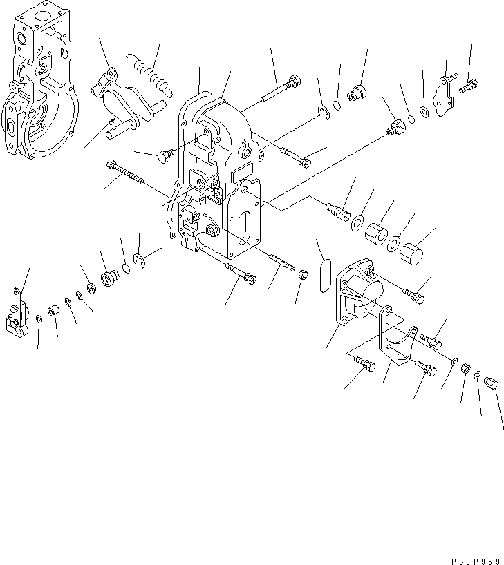 Регулятор в сборе (DK105404-5200) KOMATSU
