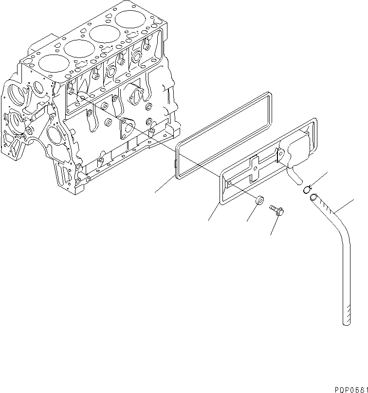 Шланг 6742-01-5106 KOMATSU