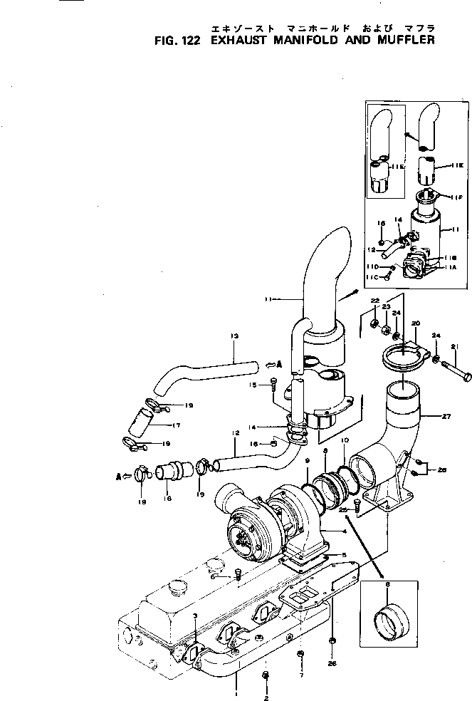 MANIFOLD ASS'Y 6112-13-5100 KOMATSU