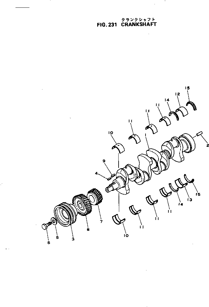 THRUST METAL A. 6110-26-8050 KOMATSU