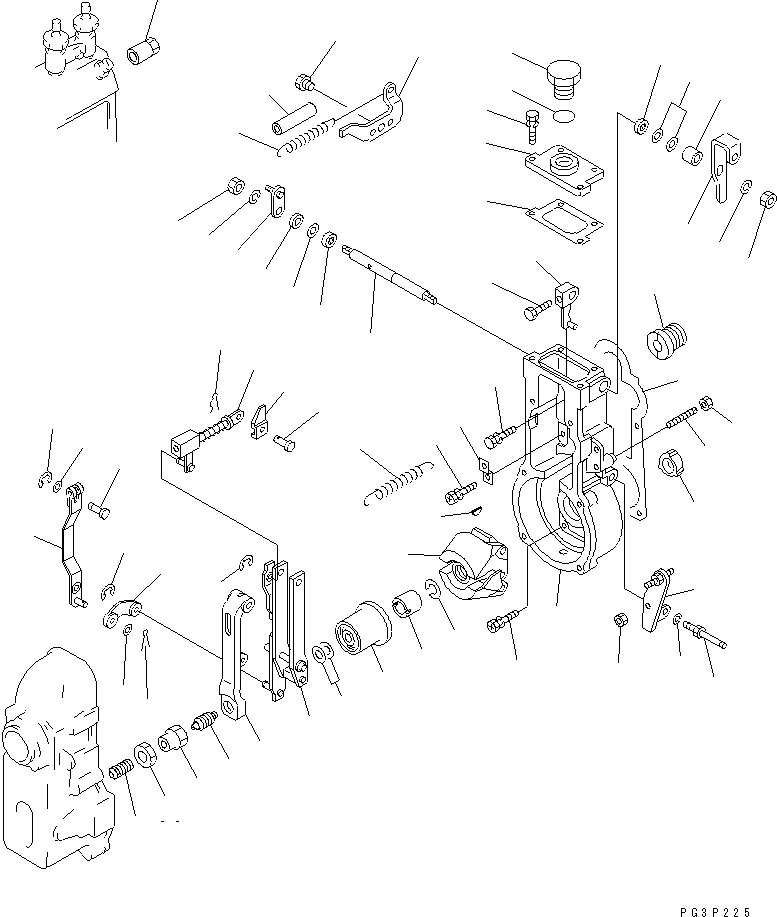Регулятор в сборе DK105411-1070 KOMATSU