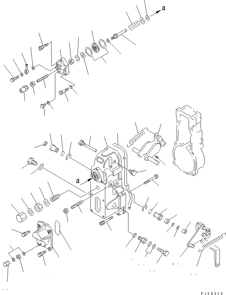 Регулятор в сборе (DK105411-1070) KOMATSU