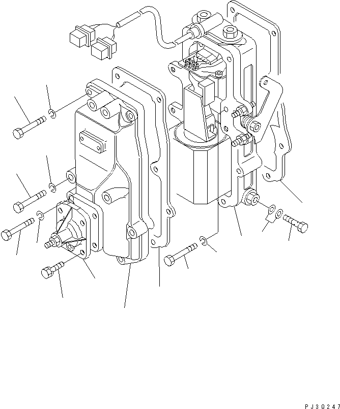 Исполнительный механизм DK159569-0720 KOMATSU