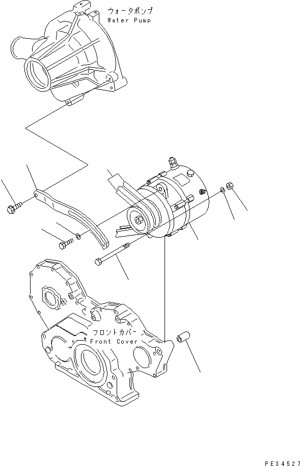 PLATE,ADJUST \0\6221-81-6661 KOMATSU