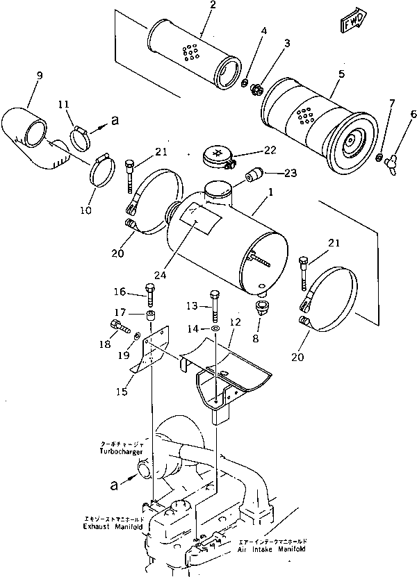 BODY,AIR CLEANER \0\6137-81-7710 KOMATSU