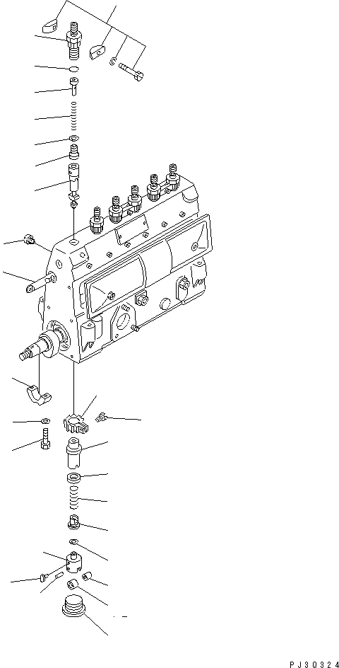Насос в сборе (DK101060-4950) KOMATSU