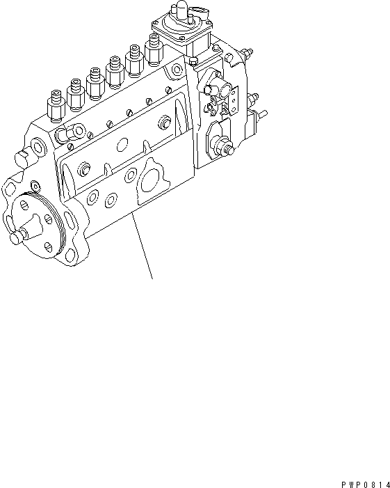 Топливный насос высокого давления в сборе 6742-01-5360 KOMATSU