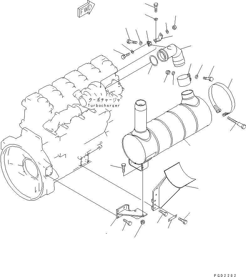 Угольник 6151-11-5423 KOMATSU