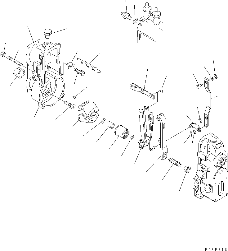 Регулятор в сборе DK105407-6060 KOMATSU