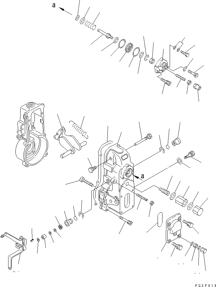 Регулятор в сборе (DK105407-6060) KOMATSU