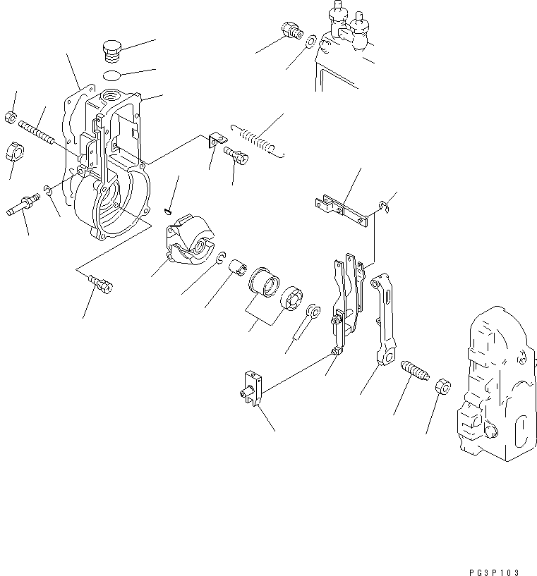 Регулятор в сборе DK105407-3950 KOMATSU