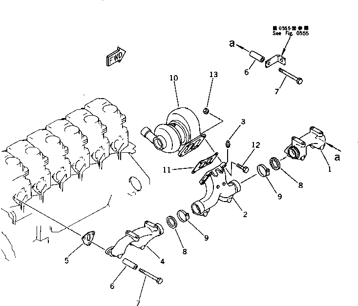 Уплотнительное кольцо (k1) 6151-11-5291 KOMATSU