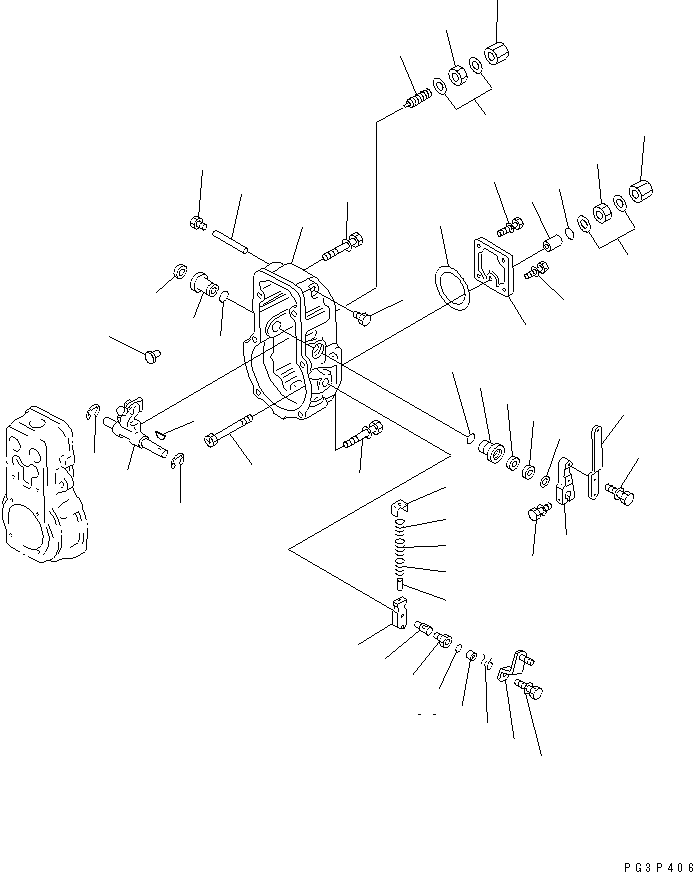 Регулятор в сборе (ND090800-9464) KOMATSU