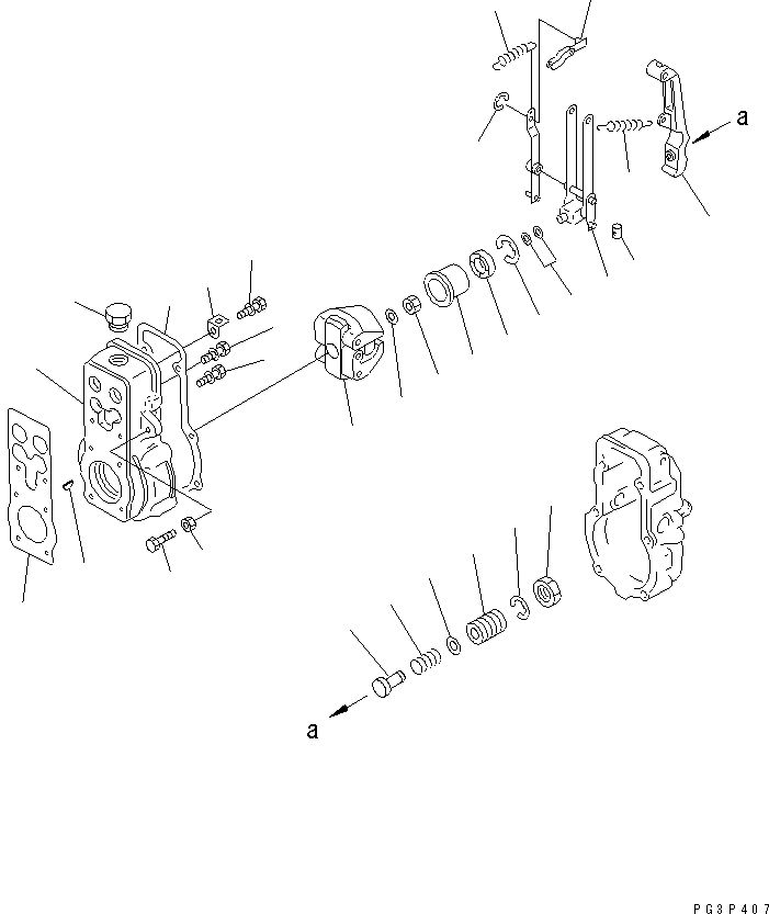 Регулятор в сборе ND090800-9463 KOMATSU