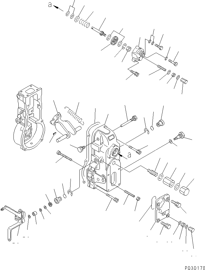 Регулятор в сборе (DK105407-5821) KOMATSU