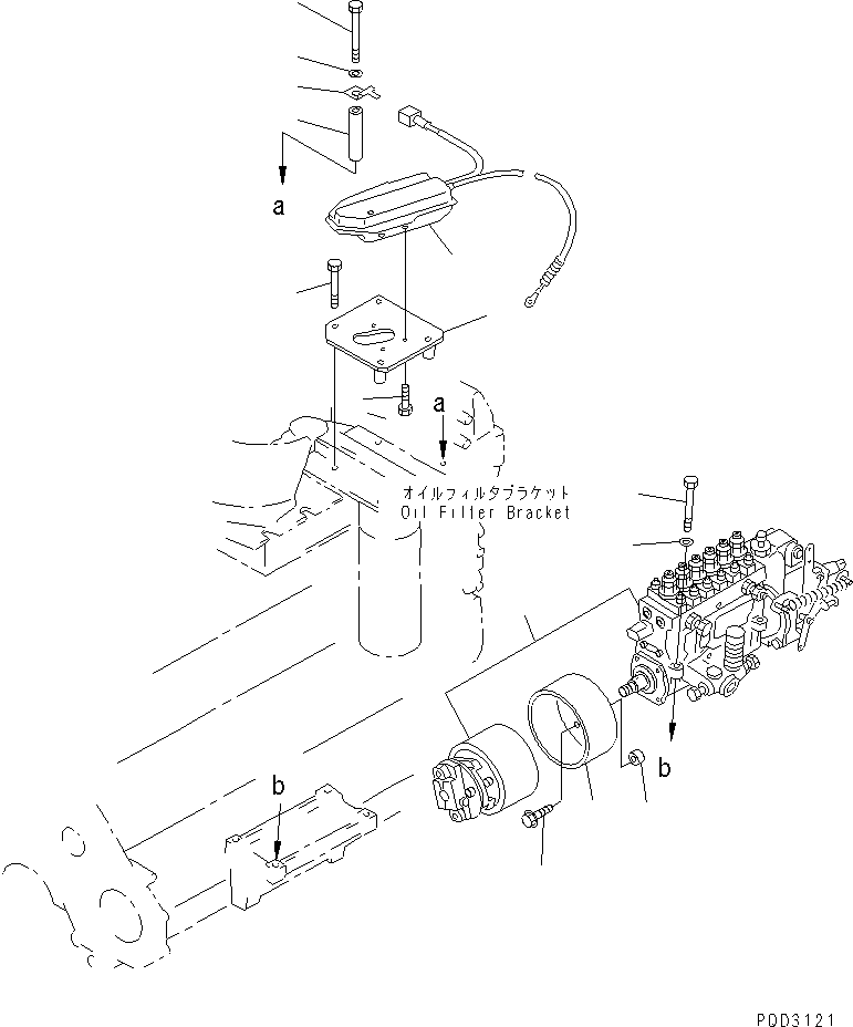 Топливный насос высокого давления в сборе 6151-72-1290 KOMATSU