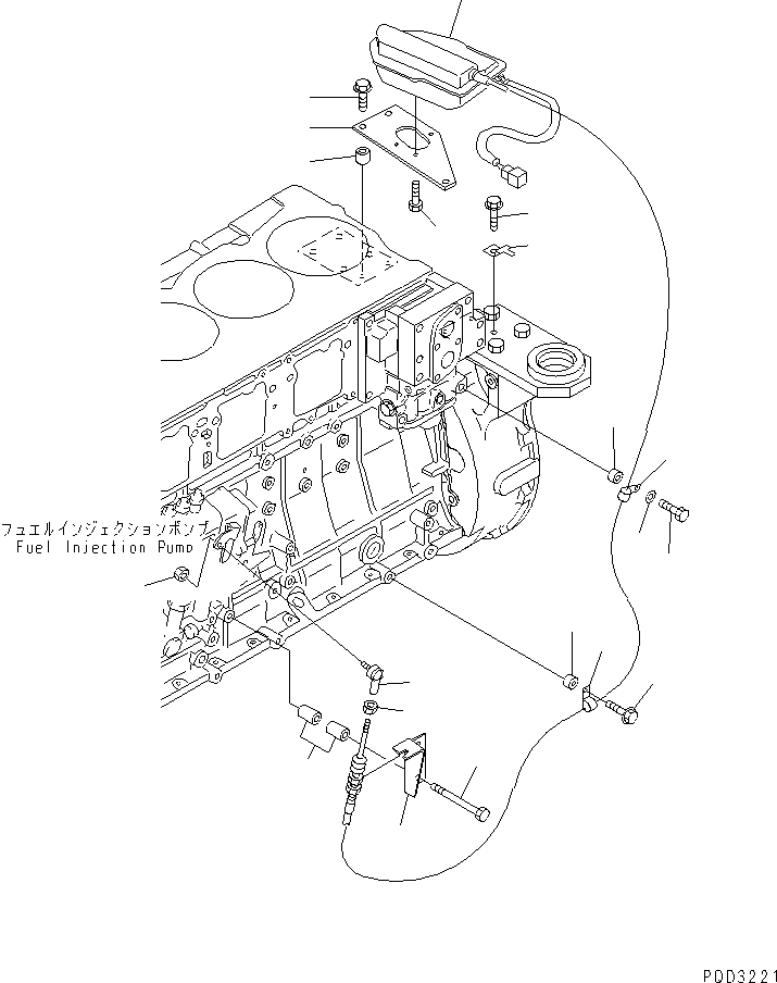 Кронштейн 6211-71-8560 KOMATSU