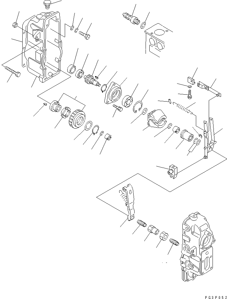 Регулятор в сборе DK105448-9560 KOMATSU