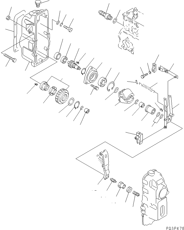Регулятор в сборе DK105448-9860 KOMATSU
