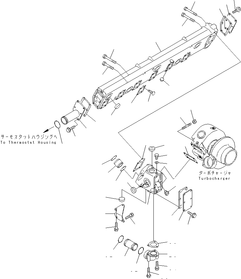 CONNECTOR ASS'Y 6215-15-5800 KOMATSU