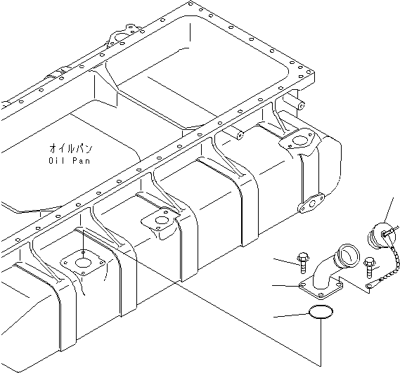 FILLER,OIL 6215-25-7110 KOMATSU