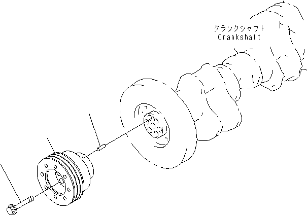 PULLEY¤ HARDENING 6215-35-1510 KOMATSU