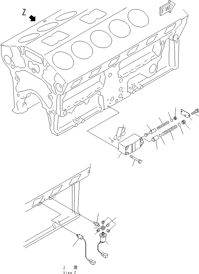 SENDING UNIT 7700-85-8510 KOMATSU