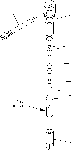 Палец ND093121-0490 KOMATSU