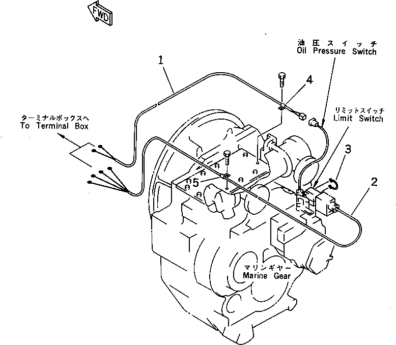 Провод 7700-85-7740 KOMATSU