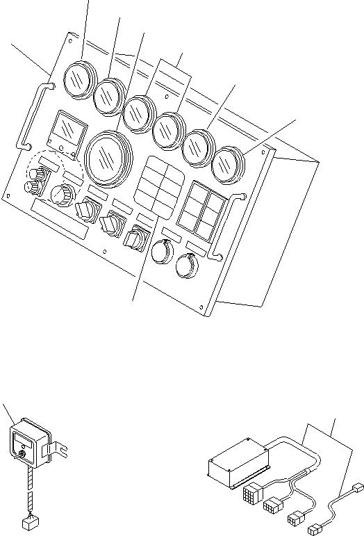 MONITOR ASS'Y,ALARM 7700-85-8360 KOMATSU
