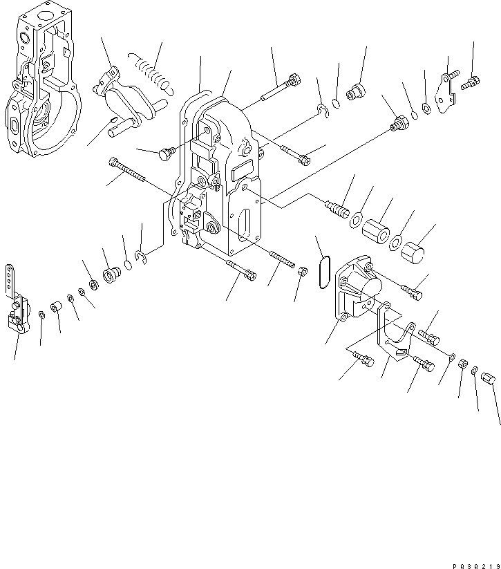 Регулятор в сборе (DK105404-5381) KOMATSU