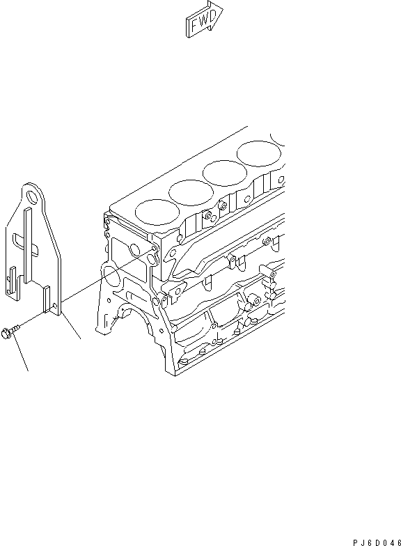 HANGER,REAR 6222-25-1922 KOMATSU
