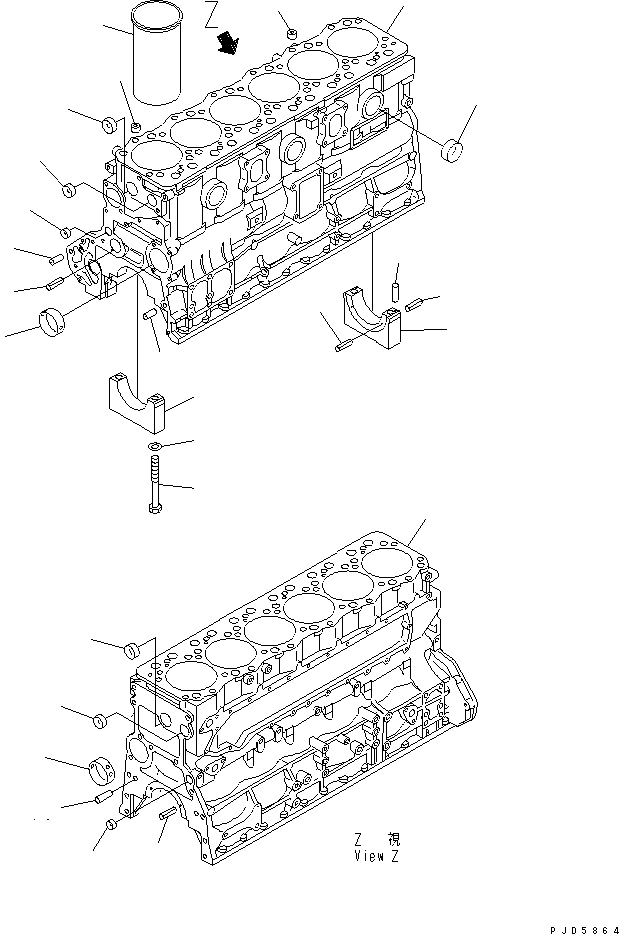 LINER (MARK L),CYLINDER 6222-23-2261 KOMATSU