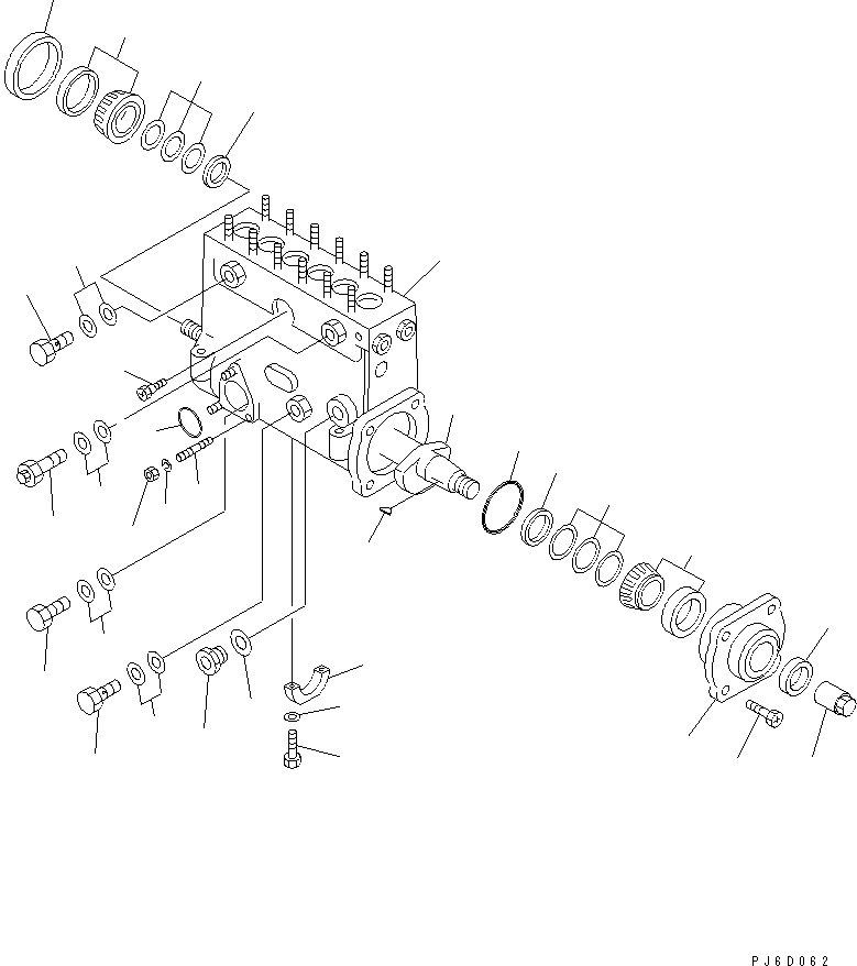 Распределительный вал ND090191-1500 KOMATSU