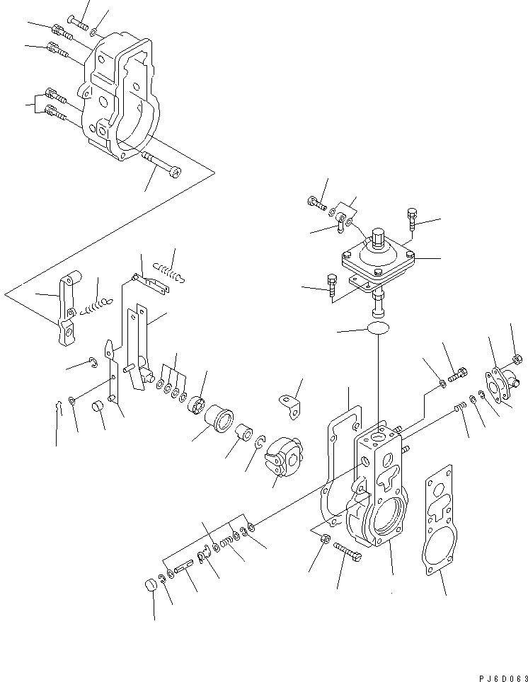 HOUSING SUB ASS'Y ND192640-0010 KOMATSU