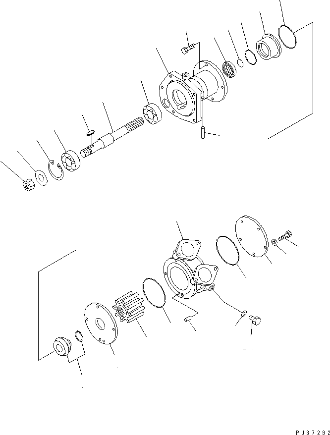 Прокладка KY03411-00014 KOMATSU