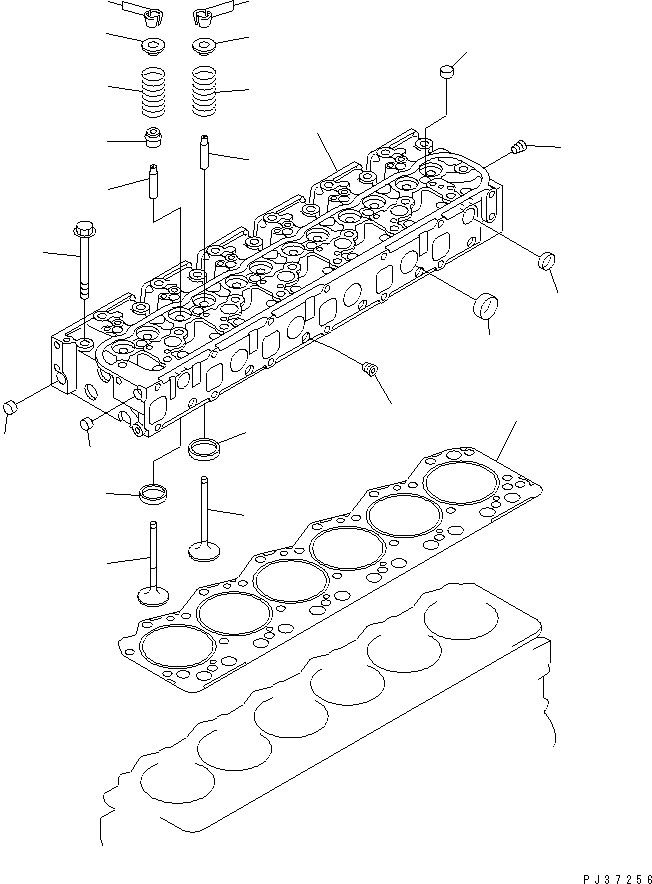 Впускной клапан 6222-45-4110 KOMATSU
