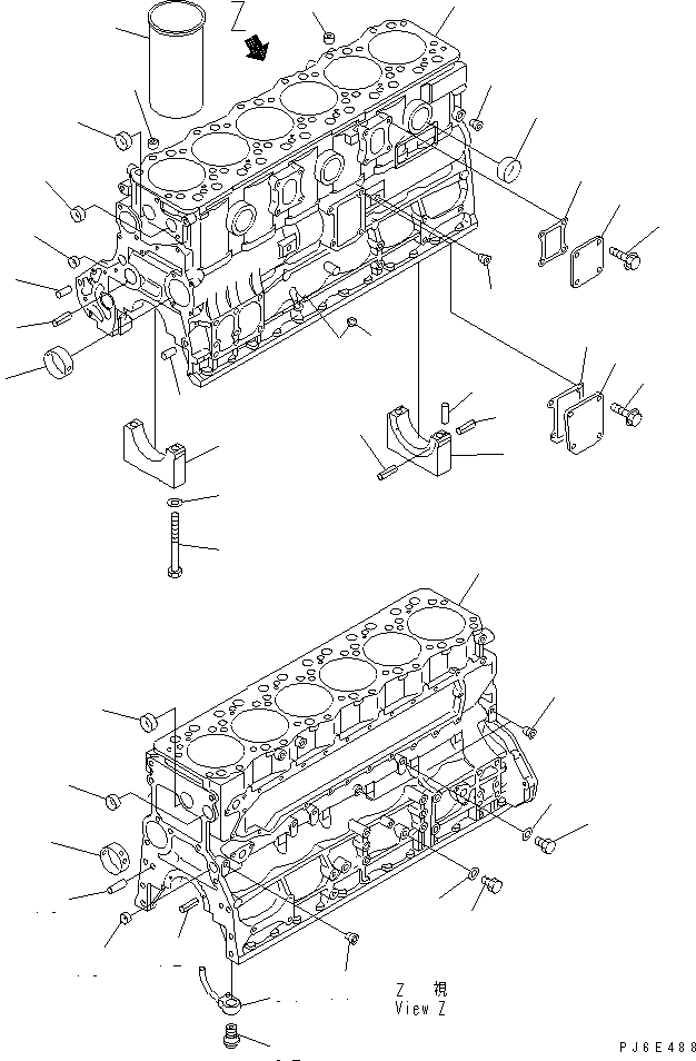 LINER (MARK S),CYLINDER 6222-25-2240 KOMATSU
