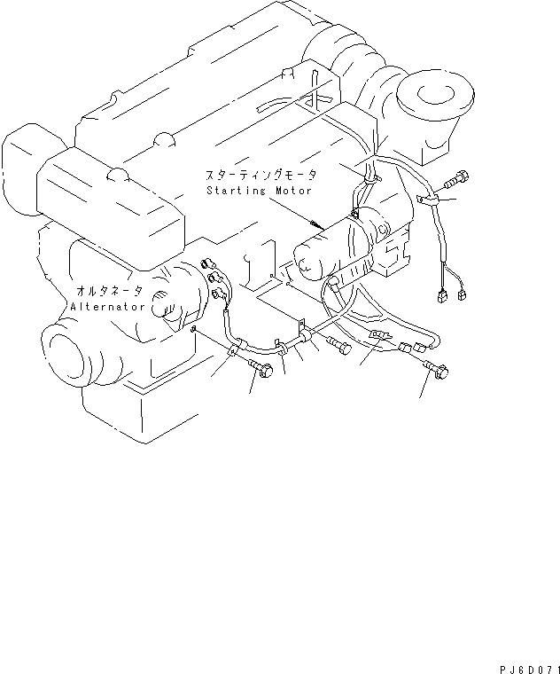 Жгут проводов 7700-85-5240 KOMATSU