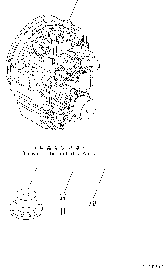 Фланец 7721-41-3190 KOMATSU