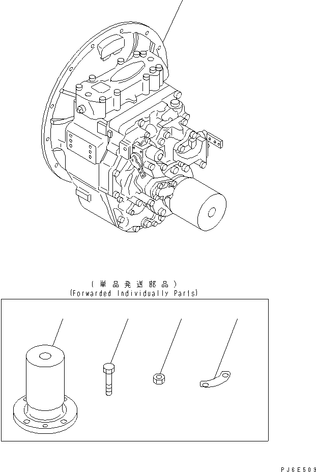 Фланец NC3-34140 KOMATSU