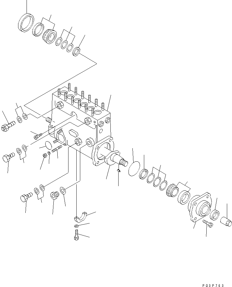 Корпус в сборе ND090100-9930 KOMATSU