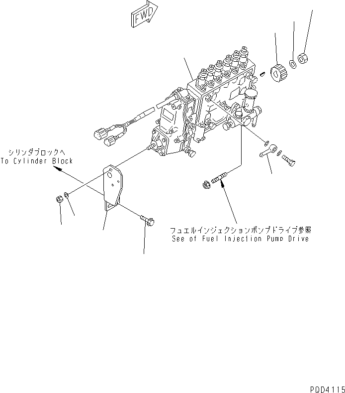 GEAR,INJECTION 6221-73-3550 KOMATSU
