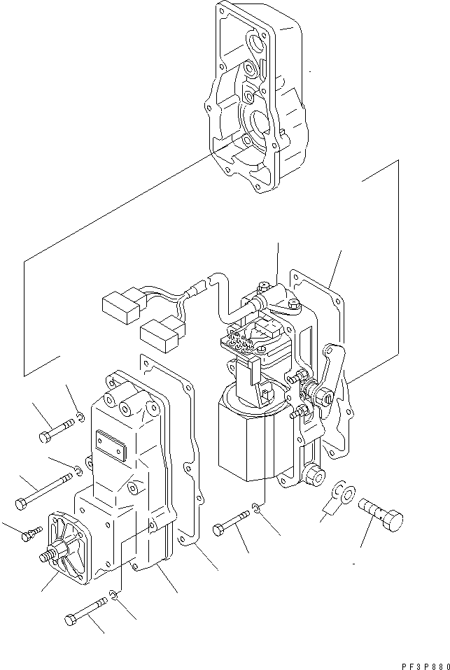 Исполнительный механизм DK159569-0920 KOMATSU