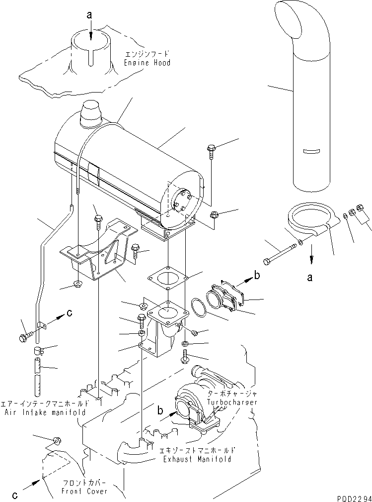 U-образный болт (стремянка) 6221-11-5940 KOMATSU
