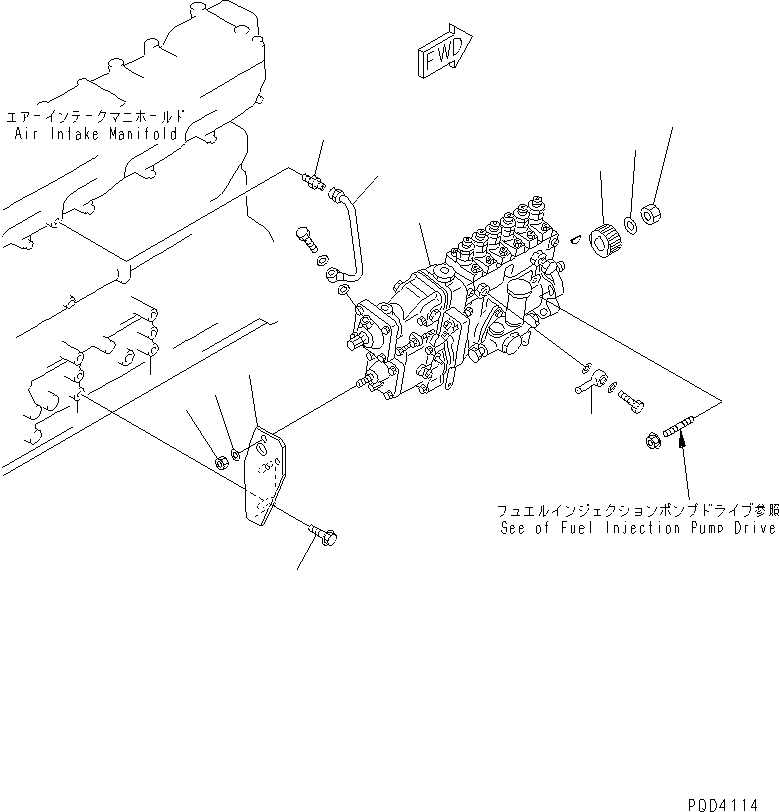 GEAR,INJECTION 6221-73-3330 KOMATSU