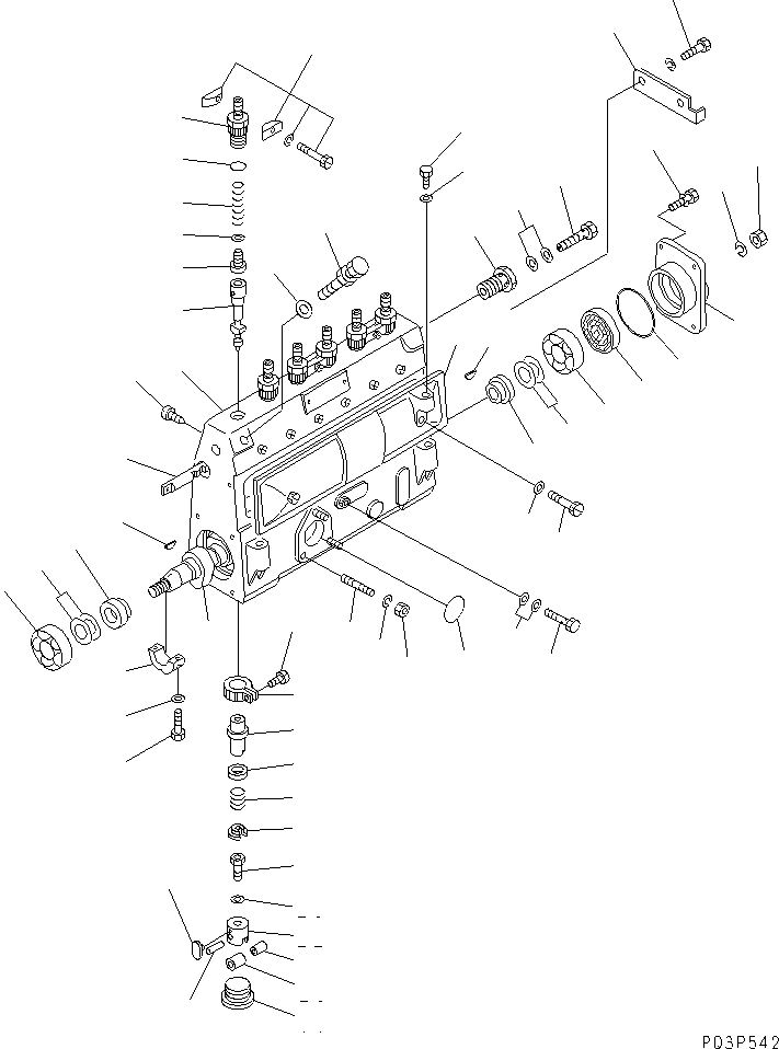 Корпус в сборе DK131075-3120 KOMATSU